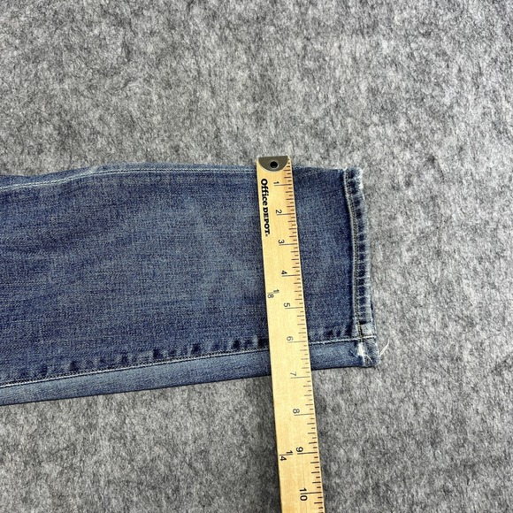 Citizens Of Humanity Emerson Jeans Womens 27 Blue Slim Boyfriend Distressed Prep - Picture 16 of 16